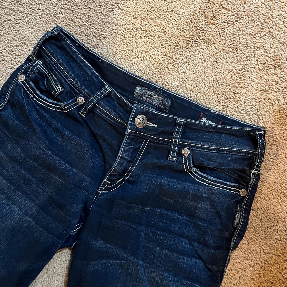 Women’s Silver Brand Jeans | Suki | Size 30 | Dark Wash | Y2K